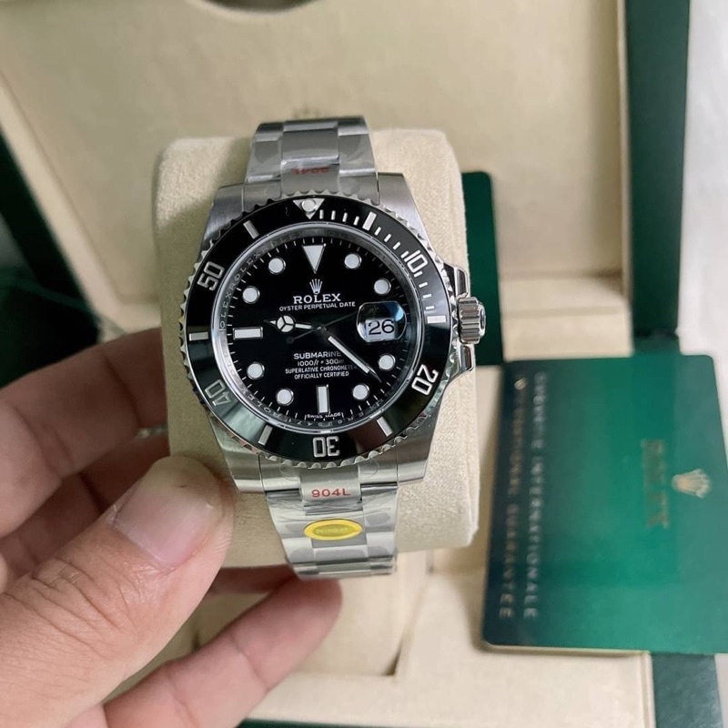 นาฬิกา-rolex-submarine-swiss-noob-factory-ใส่สลับแท้ได้เลยครับ