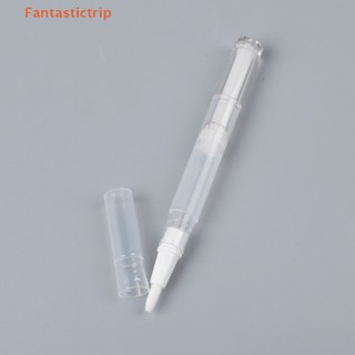 Fantastictrip 5 ชิ้น 3 มล. เดินทาง ปากกาบิดที่ว่างเปล่า พร้อมแปรง เครื่องสําอาง เล็บ น้ํามัน ลิปบาล์ม แฟชั่น