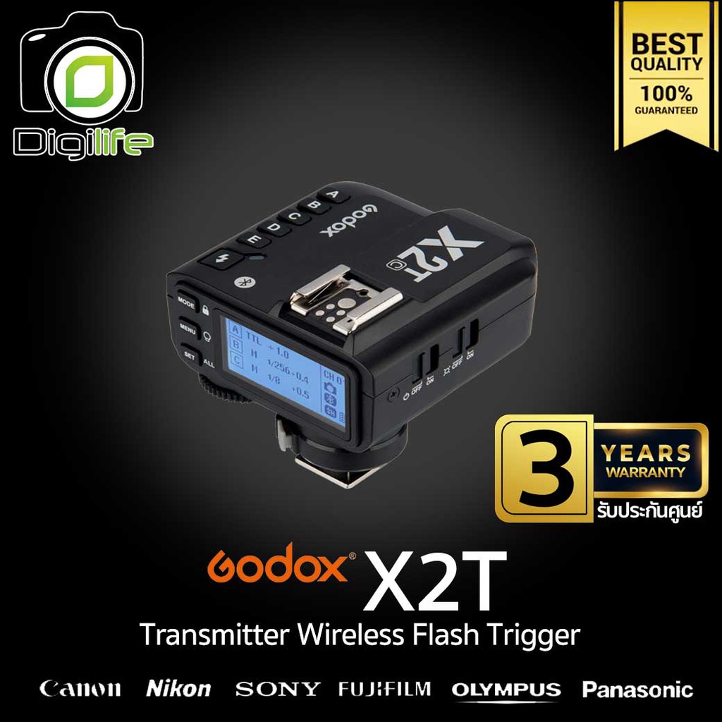 รูปภาพสินค้าแรกของGodox Trigger X2T TTL , Wireless Flash Trigger 2.4GHz - รับประกันศูนย์ Godox Thailand 3ปี
