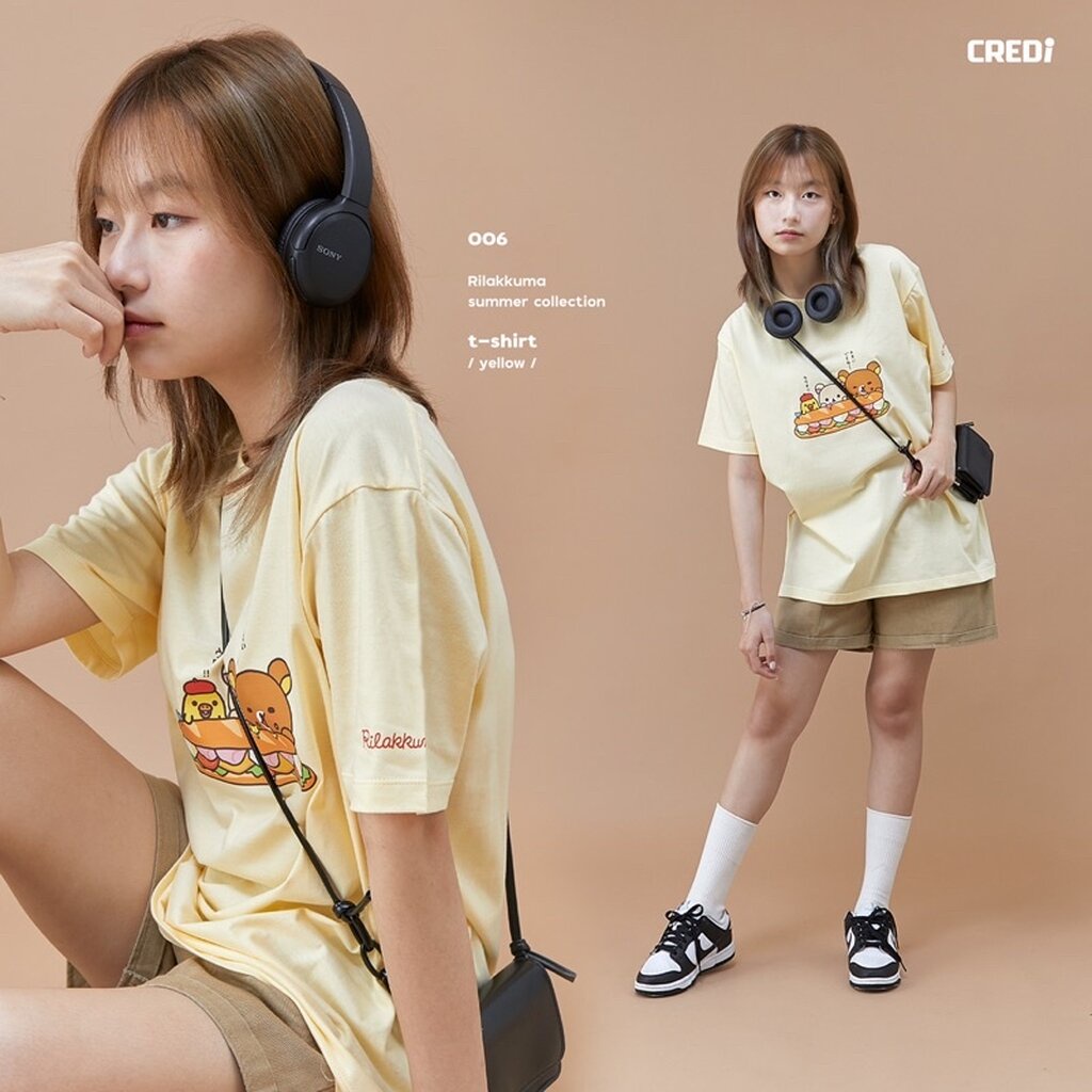 เสื้อยืด-rilakkuma-collection-summer-ลาย-06-เสื้อยืดการ์ตูนลิขสิทธิ์