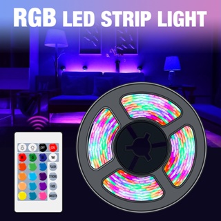 ไฟ RGB Strip คุณภาพสูง1M 2M 3M 4M LED Ribbon 5V Neon ไฟ16สีความหนาแน่นสูงยืดหยุ่นสำหรับห้องพัก Decorati
