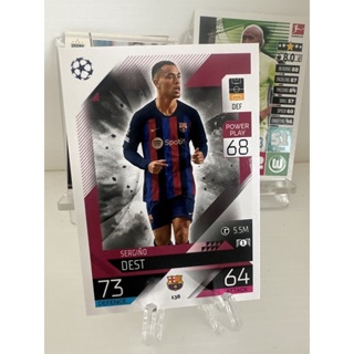 การ์ด 2022-23 Topps Match Attax UEFA League Soccer Cards Barcelona