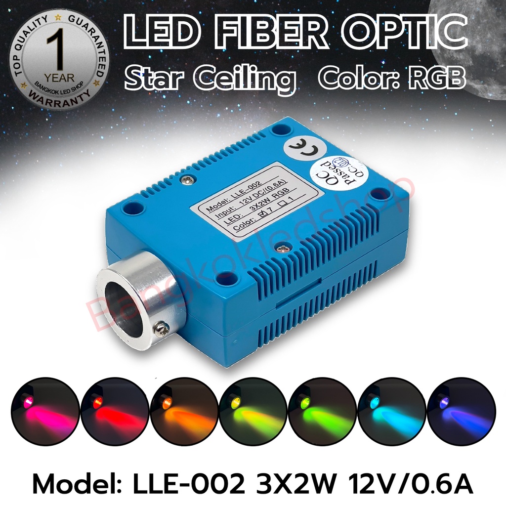LED Fiber optic Controller Star Ceiling RGB Color Model LLE-002 3x2W ...