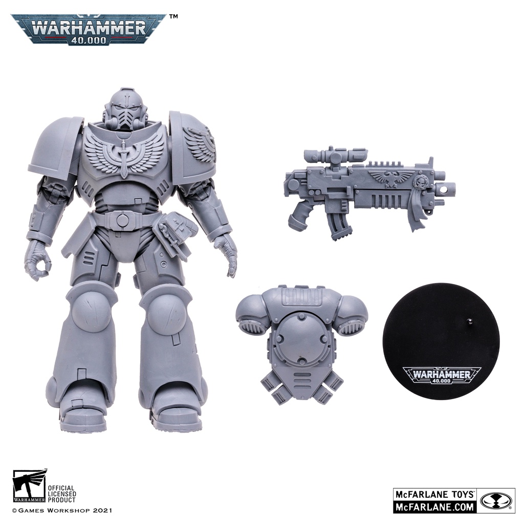 mcfarlane-warhammer-40-000-dark-angel-intercessor-artist-proof-7-figure-ดาร์คแองเจิ้ล-อินเตอร์เซสเซอร์-เทา-7-นิ้ว