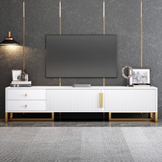 TV cabinet ชั้นวางทีวี  ชั้นวางทีวีลายหิน โต๊ะวางทีวี ตู้ทีวี ตู้ทีวีแบบตั้งพื้น