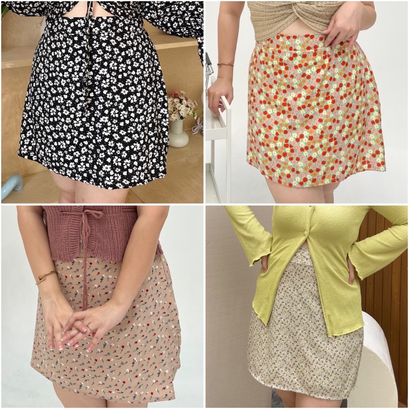 primrose-skirt-กระโปรงสั้นสาวอวบสไตล์เกาหลี-กระโปรงสาวอวบ