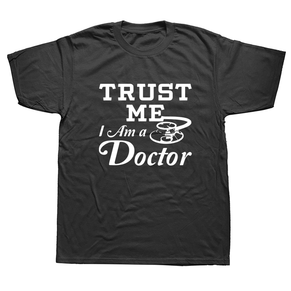 เสื้อยืดสวยๆ-ตลกเชื่อใจฉันฉันฉันเป็นหมอเสื้อยืดกราฟิกแขนสั้นพยาบาลพยาบาลแพทย์-stethoscope-ทักซิโด้ผูกฮาราจูกุ-t-shi