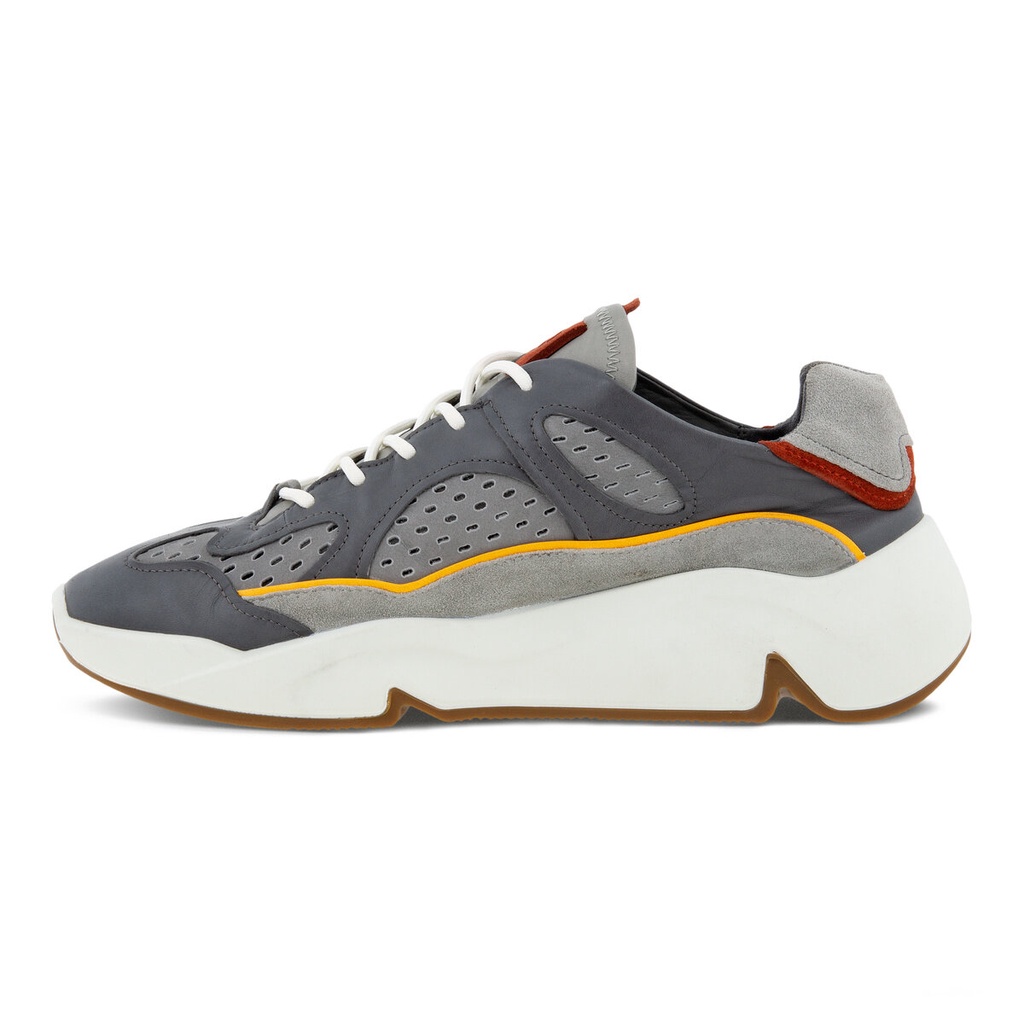 ecco-รองเท้าหนังผู้ชายรุ่น-ecco-chunky-sneaker-m-grey