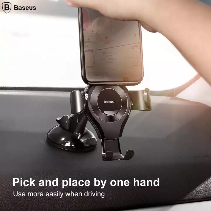 baseus-z1-phone-mount-for-car-แบบล็อคเวลาวางอัตโนมัติ-gravity-car-phone-holder-mount-for-car-dashboard-windshield