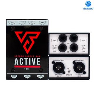 VL AUDIO VBOX STEREO ACTIVE DIRECT BOX MK-II ไดเร็คบ๊อกซ์แบบ STEREO ACTIVE