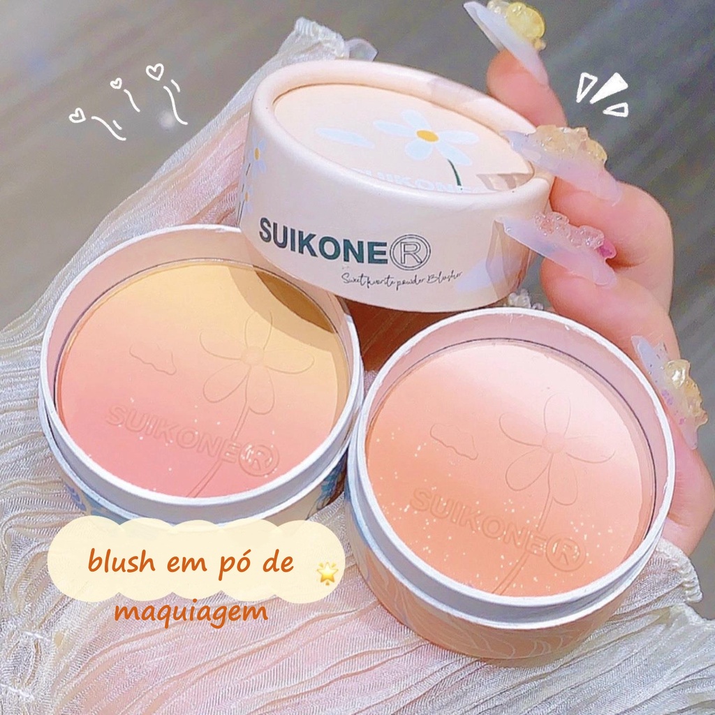 suikone-แป้งบลัชออน-ไฮกลอส-ไล่โทนสี-สําหรับแต่งหน้า