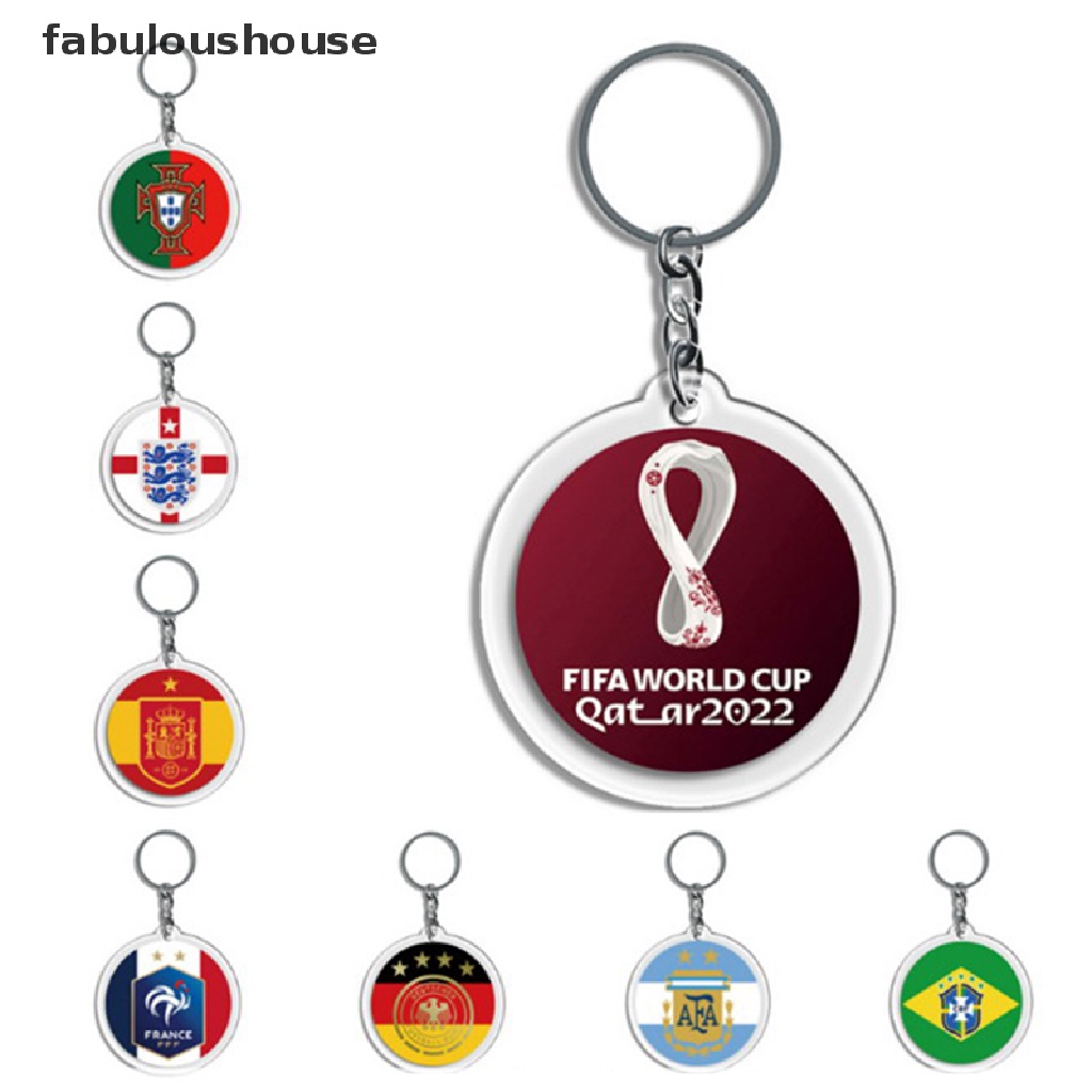 fabuloushouse-พวงกุญแจ-จี้อะคริลิค-ทรงกลม-ลายฟุตบอลโลก-2022-พร้อมส่ง
