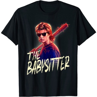 Adult Clothes Netflix Stranger Things Stevel The Babysitter Portrait t-shirt Adult Men Clothing Adult Tops Clothes t shi