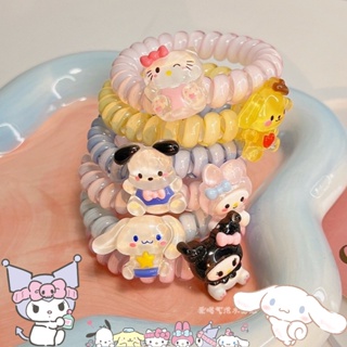 ยางรัดผม มัดผม กำไลมือ ลายการ์ตูน Sanrio ซานริโอ น่ารัก สไตล์เกาหลี สําหรับผู้หญิง