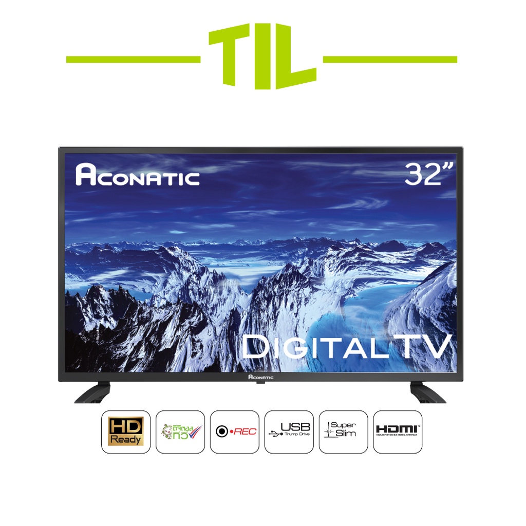 ภาพหน้าปกสินค้าAconatic LED Digital TV HD แอลอีดี ดิจิตอลทีวี ขนาด 32 นิ้ว รุ่น 32HD513AN (รับประกัน 1 ปี)