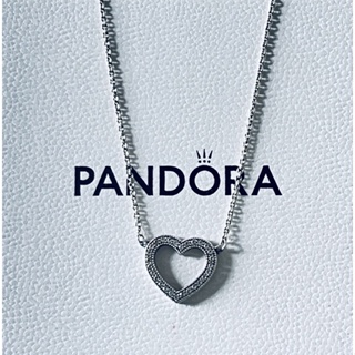 Pandora แท้💯% สร้อยคอหัวใจ Like new