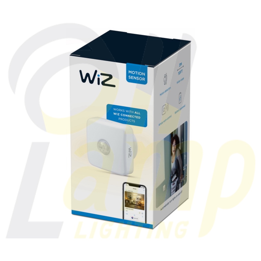 wiz-wifi-motion-sensor-เซนเซอร์ตรวจจับความเคลื่อนไหว-หลอดไฟเปลี่ยนสี-แสง-ดิม-หรี่-ปรับแสง-ตั้งซีน