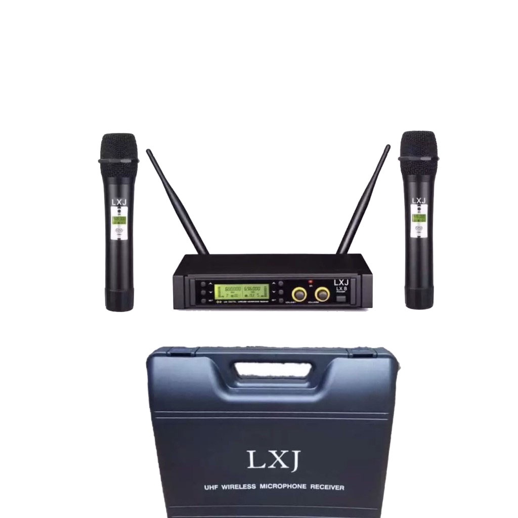 wireless-microphone-karoke-ktv-party-uhf-dynamic-microphone-with-2-metal-handhelds-no-lx8