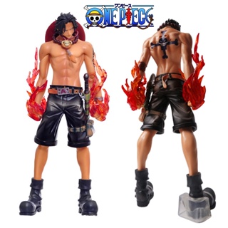 Hot 26cm Anime One Piece Portgas Ace Action Figures Toy Collection Cake Topper Kids Xmas Birthday Gifts Home Decor