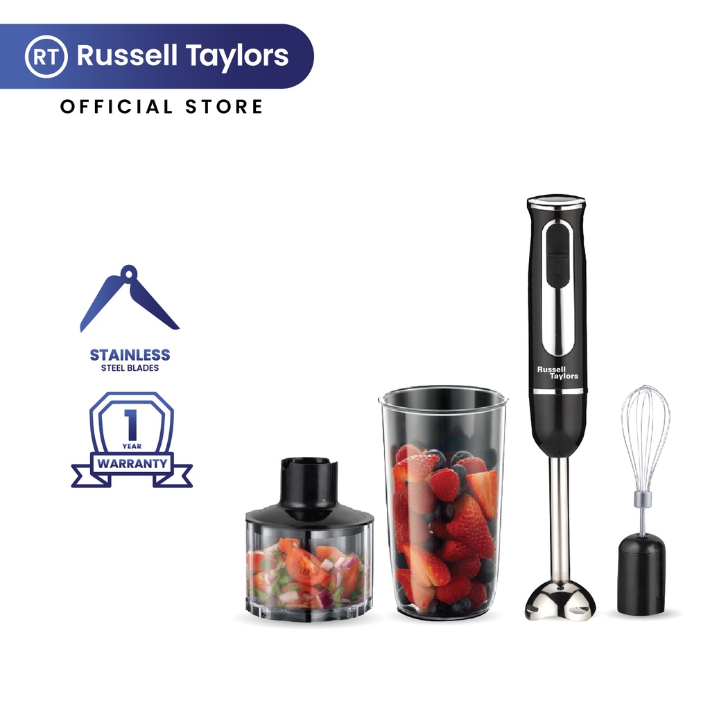 ภาพหน้าปกสินค้าRussell Taylors เครื่องปั่นมือถือ รุ่น Hand Blender Set HB-6 จากร้าน russell_taylors_officialshop บน Shopee