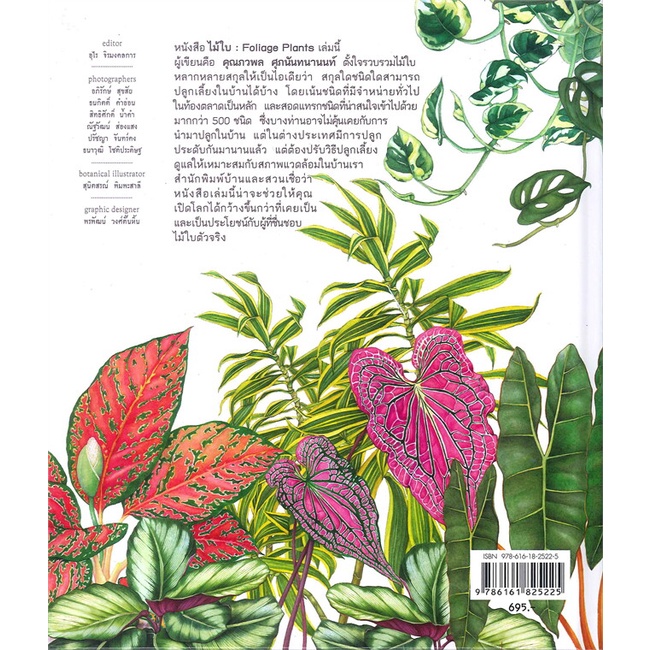 หนังสือ-ไม้ใบ-foliage-plants-ปกแข็ง-ผู้แต่ง-ภวพล-ศุภนันทนานนท์-สนพ-บ้านและสวน-หนังสือบ้านและสวน