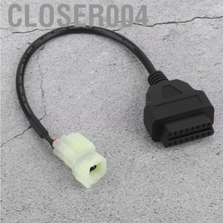 OBD2 to 4 Pin Diagnostic Adapter Cable Motorcycle Fault Detection Parts Fit for Honda Motorbikes or Similar