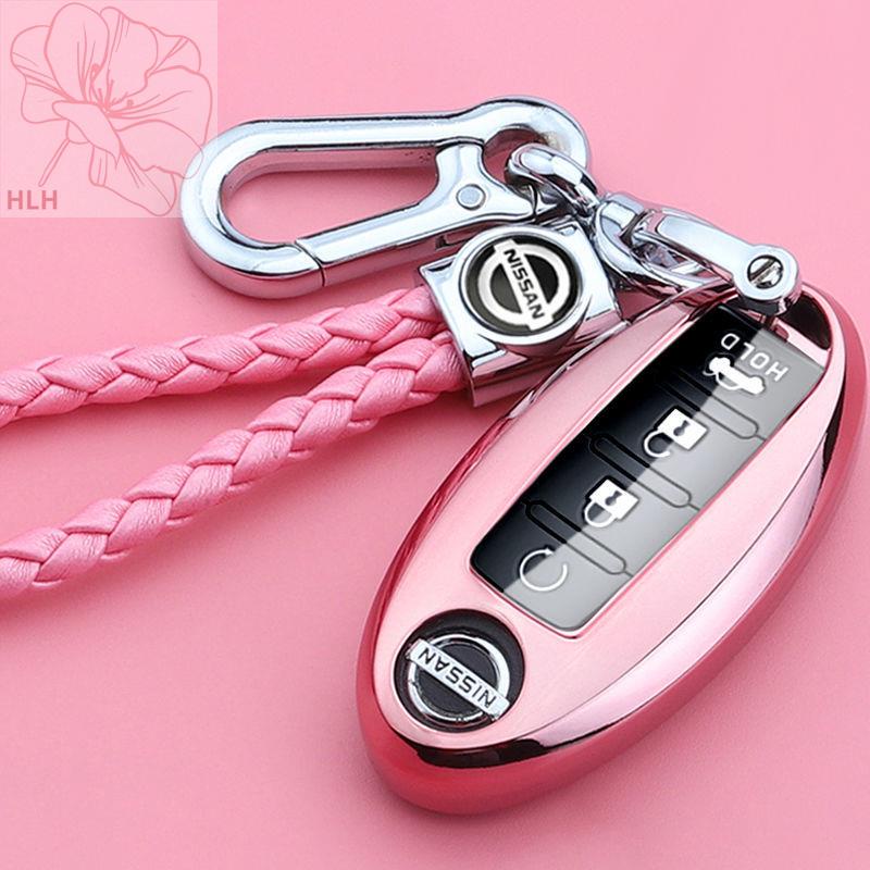 nissan-14th-generation-ใหม่-xuanyi-key-case-qijun-teana-key-กระเป๋า-jinke-qashqai-bluebird-nissan-car-key-chain