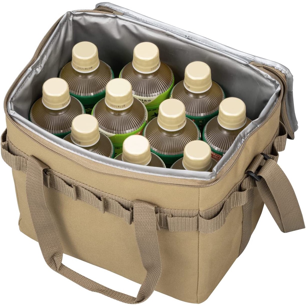 กระเป๋าเก็บความเย็น-bundok-cooler-bag-10l-20l-30l-สี-beige-พร้อมส่ง