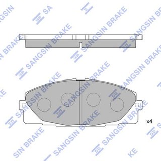 ผ้าดิสเบรคหน้า TOYOTA HIACE COMMUTER KDH200 KDH222 TRH122 TRH223 LH202 LH222 2004-2019 HI-Q