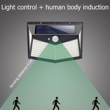 โคมไฟโซล่าเซล-ไฟโซล่าเซลล์-led-เซ็นเซอร์-โคมไฟติดผนังพลังงานแสงอาทิตย์-ตรวจจับความเคลื่อนไหว-สว่างเห็นชัด-กันน้ำได้