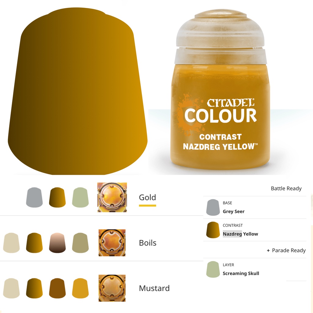 CITADEL COLOUR: CONTRAST SET 1 สีอะคริลิคสูตรน้ำ กลุ่มสี คอนทราสต์ ...