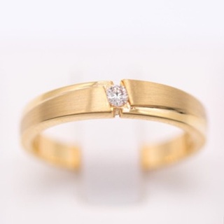 สินค้า แหวนเพชรแท้เม็ดเดี่ยว เก๋ๆ ใส่ได้ทั้งชาย หญิง แหวนคู่ แหวนคู่รัก แหวนหมั้น แหวนแต่งงาน
