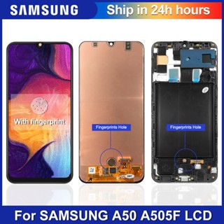 ของแท้ 6.4&amp;#39;&amp;#39หน้าจอสัมผัส lcd สําหรับ Samsung Galaxy A50 SM-A505FN DS A505F DS A505 A50 lcd