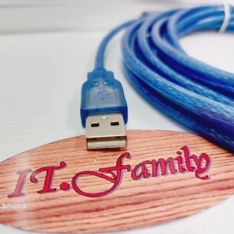 สาย-usb-5-pin-สำหรับกล้องหน้ารถ-ยาว-5-เมตร-สายยางสีฟ้า-ออกใบกำกับภาษีได้