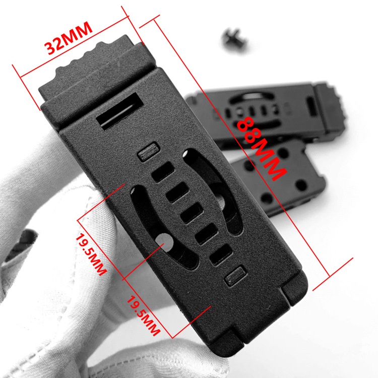 คลิปติดกระเป๋าคาดเอว-อุปกรณ์เสริมสําหรับมีด-kydex-1-ชุด