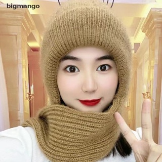 [bigmango] ผ้าพันคอ ผ้ากํามะหยี่ขนนิ่ม กันลม ให้ความอบอุ่น เหมาะกับฤดูหนาว สําหรับผู้หญิง พร้อมส่ง