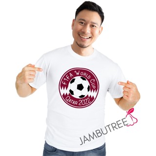 Jambutree 2022 FIFA World Cup Qatar Football Soccer Graphic T-Shirt Streetwear Tee Bola Sepak Tshirt Baju