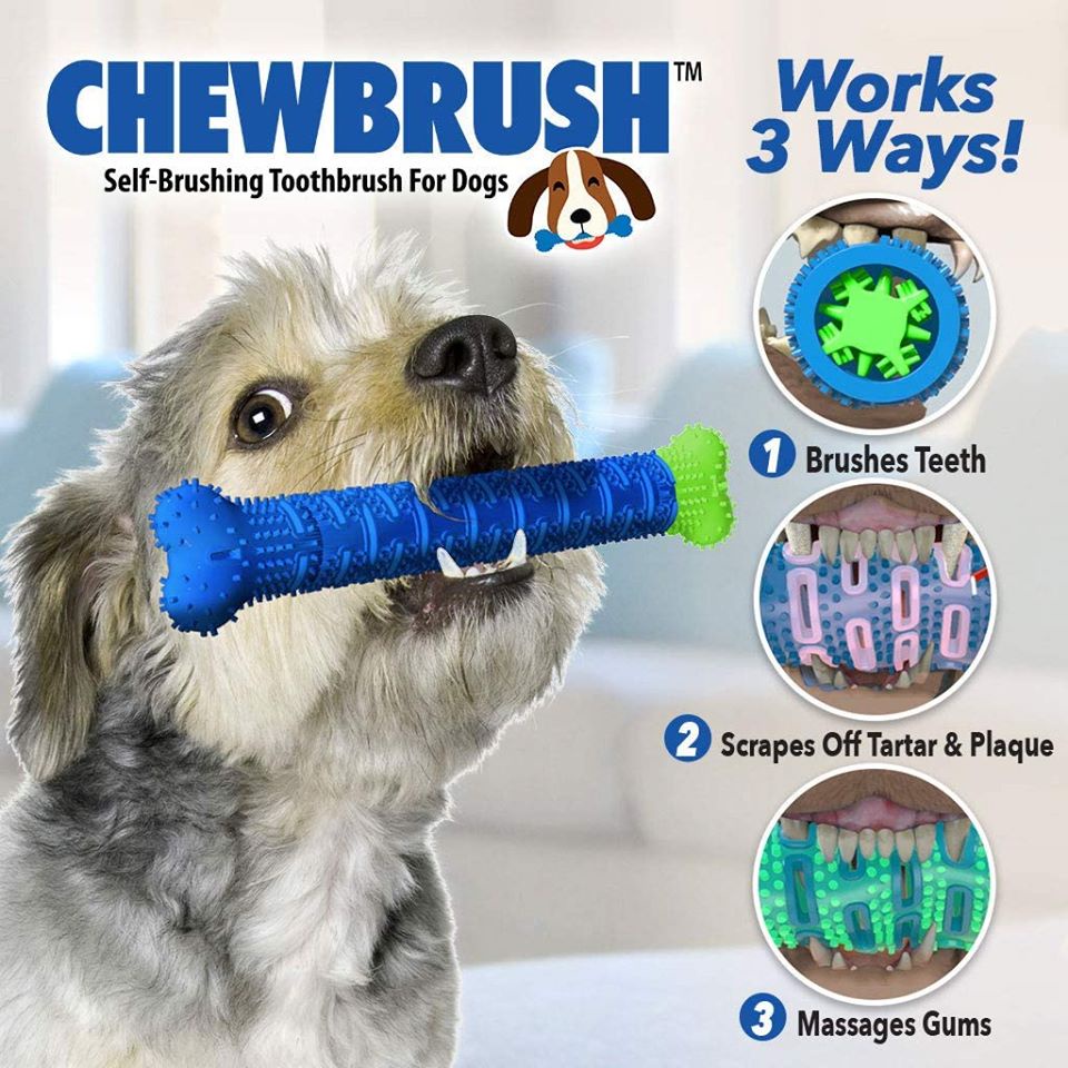 cherry-chewbrush-กระดูกยางขัดฟันสุนัข