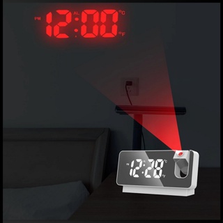 ภาพหน้าปกสินค้าZevaret นาฬิกาปลุกโปรเจคเตอร์ดิจิทัล Led ฉายเวลา 180 องศา สําหรับตั้งโต๊ะ ข้างเตียงนอน ที่เกี่ยวข้อง