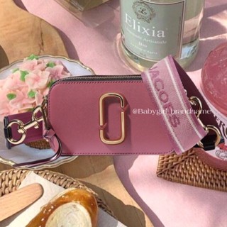 Marc Jacobs snapshot สี Dusty Ruby🌷กระเป๋าสะพายข้างสีชมพูตุ่นๆสวยลูกคุณที่สุด