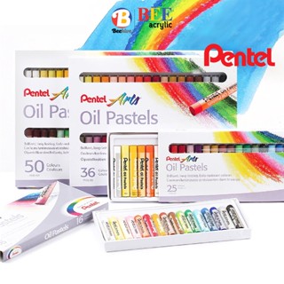 Pentel สีชอล์ค เพนเทล Oil Pastel สีชอล์คน้ำมัน สีชอล์ก