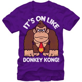 Purple Its On Like Donkey Kong T-Shirt เสื้อยืดสีพื้น เสื้อผ้าแฟชั่น เสื้อยืด เสื้อผ้าแฟชั่น เสื้อยืด เสื้อตราหานคู่