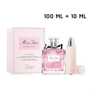 Dior Miss Bloomming Bouquet EDT 100ml &amp;Travel Spray 10ml Set กล่องซีล