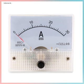 แผงแอมป์มิเตอร์อนาล็อก DC 30A 0-30A แบบพกพา ทนทาน