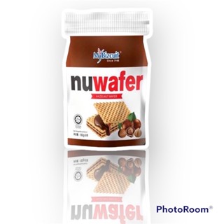 บิสกิต NUWAFER เวเฟอร์สอดไส้ฮัลเซลนัท ขนาด130กรัม ขนมนำเข้าจากมาเลเซีย