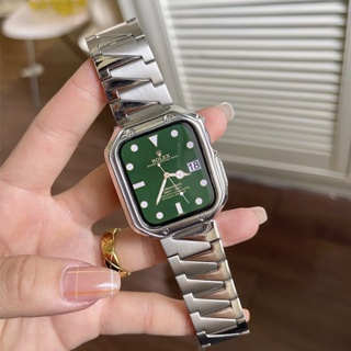 สายนาฬิกาข้อมือ สเตนเลส TPU นิ่ม คุณภาพสูง สําหรับ Apple Watch Series SE 7 6 5 4 3 2 1 iWatch 42 44 45 38 40 41 มม.