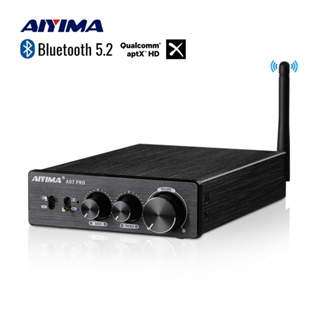 AIYIMA Audio A07 PRO TPA3255 Bluetooth Power Amplifier 2.0 Stereo Speaker Amplifier HiFi APTX Home Audio Amp 300Wx2