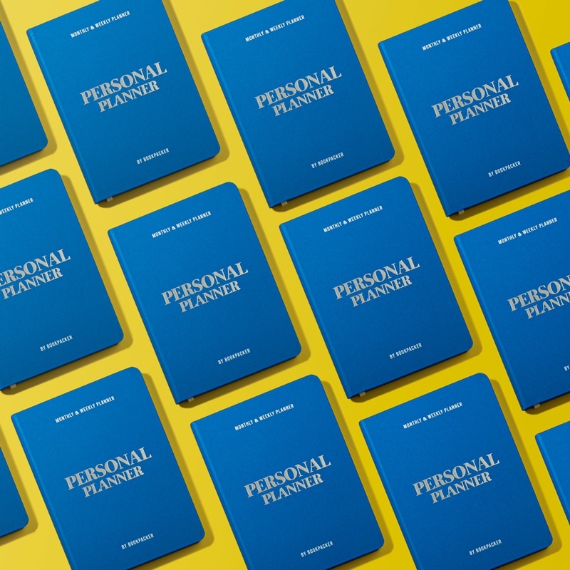 ภาพหน้าปกสินค้าPersonal Planner (Blue) สมุดแพลนเนอร์12 เดือน มีปฏิทิน 2023 - 2025  BOOKPACKER