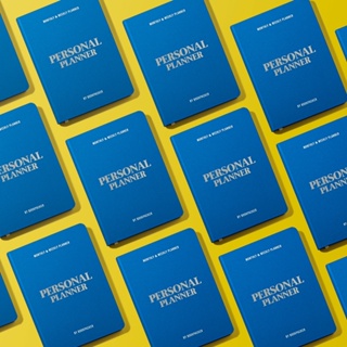 สินค้า Personal Planner (Blue) สมุดแพลนเนอร์12 เดือน มีปฏิทิน 2023 - 2025 | BOOKPACKER