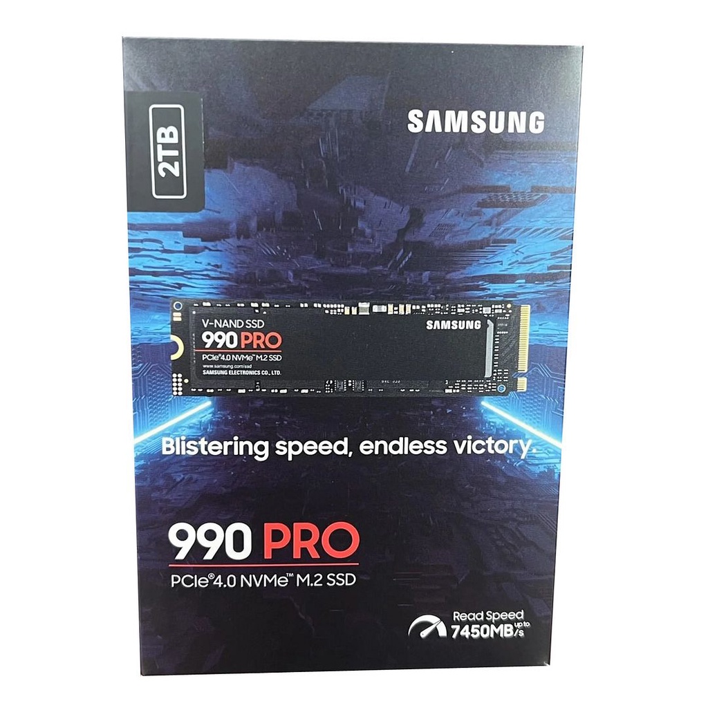 Samsung 990 PRO 2TB PCIe Gen 4.0 x4 NVMe M.2 2280 Internal SSD, MZ ...